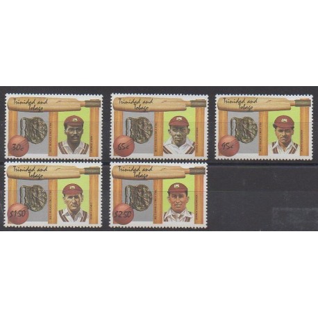 Trinidad and Tobago - 1988 - Nb 589/593 - Various sports