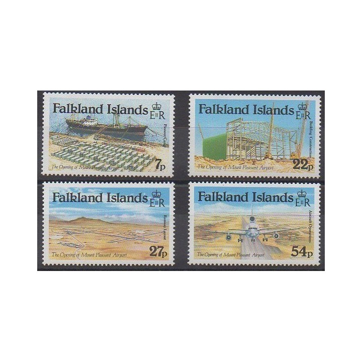 Falkland - 1985 - No 436/439 - Aviation