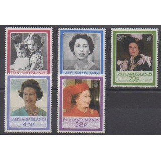 Falkland - 1986 - Nb 456/460 - Royalty