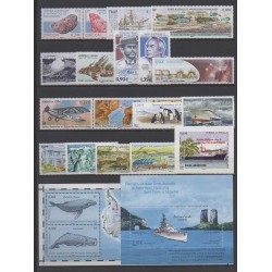 French Southern and Antarctic Territories - Complete year - 2011 - Nb 578/601 - BF25/BF26