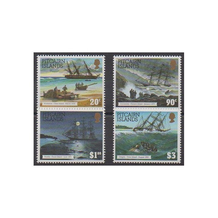 Pitcairn - 1994 - Nb 421/424 - Boats