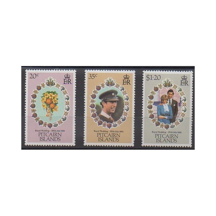Pitcairn - 1981 - Nb 202/204 - Royalty