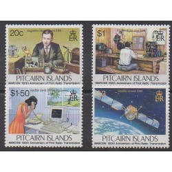 Pitcairn - 1995 - No 448/451 - Télécommunications