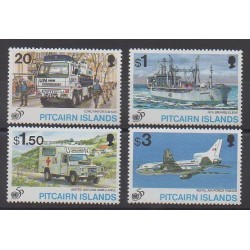 Pitcairn - 1995 - No 452/455 - Histoire militaire