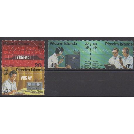 Pitcairn - 1996 - No 468/471 - Télécommunications