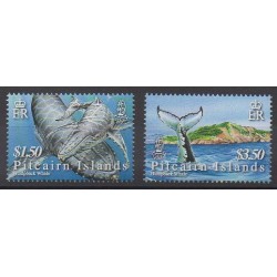 Pitcairn - 2006 - No 661/662 - Animaux marins - Mammifères
