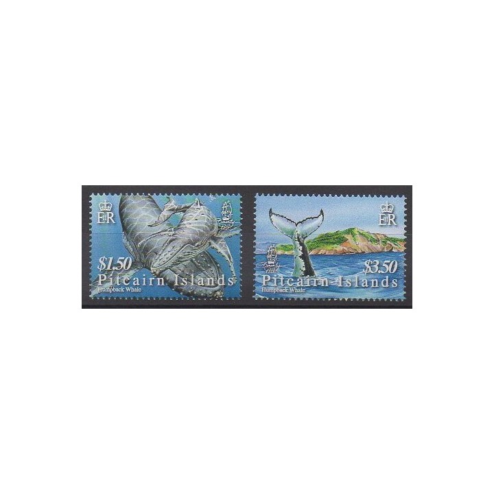 Pitcairn - 2006 - Nb 661/662 - Sea animals - Mamals