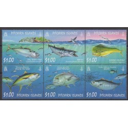 Pitcairn - 2007 - Nb 685/690 - Sea animals