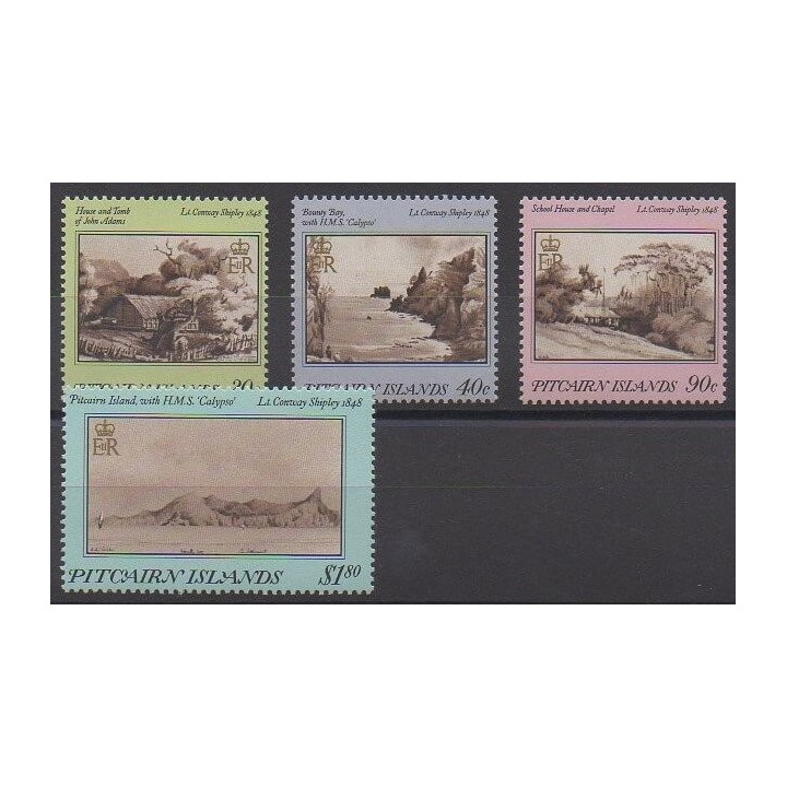 Pitcairn - 1987 - No 291/294 - Peinture