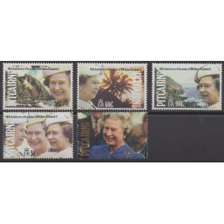 Pitcairn - 1992 - No 380/384 - Royauté - Principauté