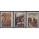 Dahomey - 1966 - Nb PA50/PA52 - Paintings - Christmas
