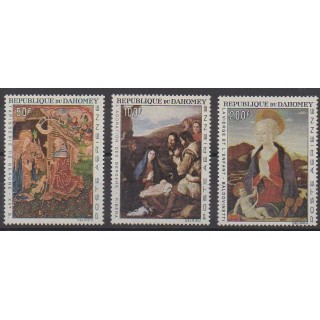 Dahomey - 1966 - No PA50/PA52 - Peinture - Noël