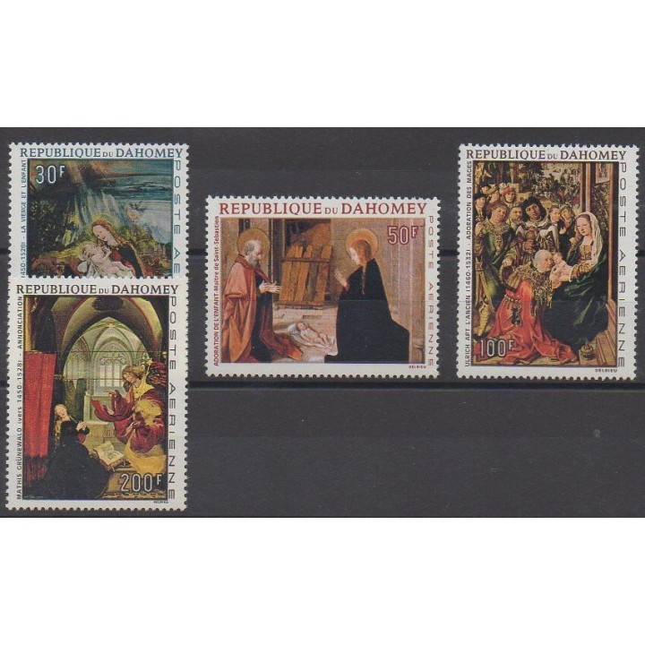Dahomey - 1967 - Nb PA67/PA70 - Religion - Paintings