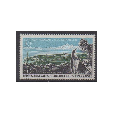French Southern and Antarctic Lands - Airmail - 1968 - Nb PA14 - Sights - Polar - Mint hinged