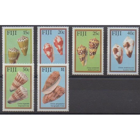 Fiji - 1987 - Nb 558/563 - Sea animals