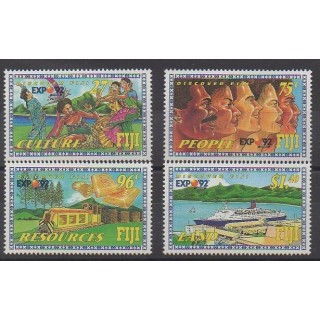 Fiji - 1992 - Nb 666/669 - Tourism