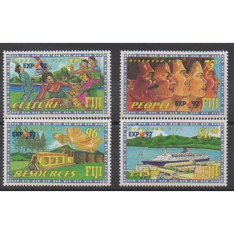 Fiji - 1992 - Nb 666/669 - Tourism