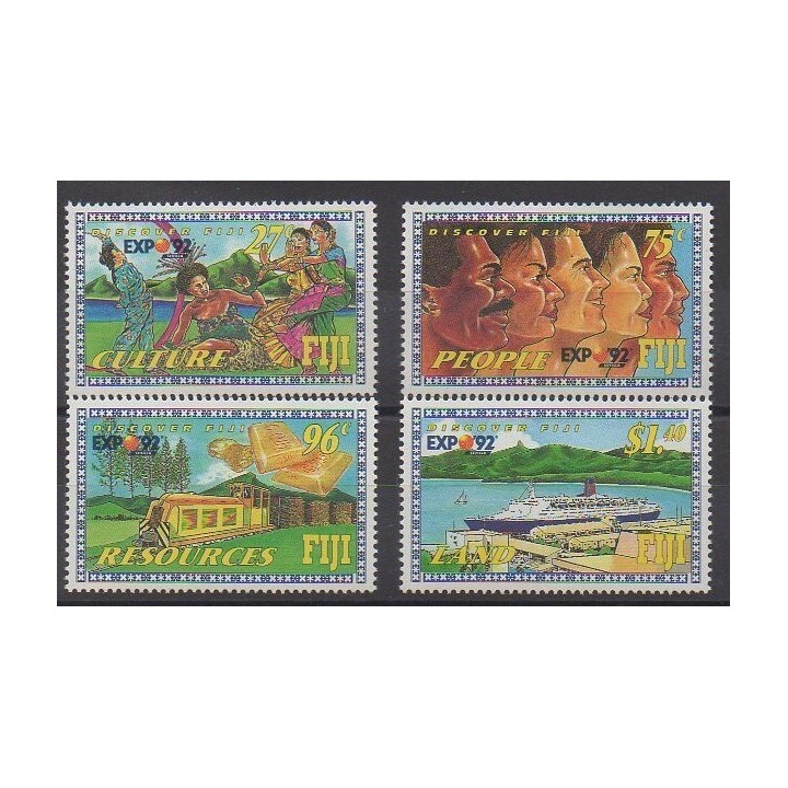 Fiji - 1992 - Nb 666/669 - Tourism