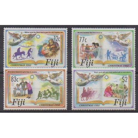 Fidji - 1992 - No 685/688 - Noël