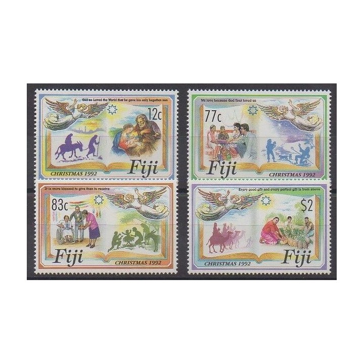 Fidji - 1992 - No 685/688 - Noël