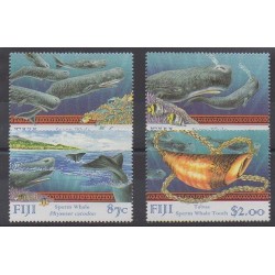 Fidji - 1998 - No 844/847 - Mammifères - Animaux marins