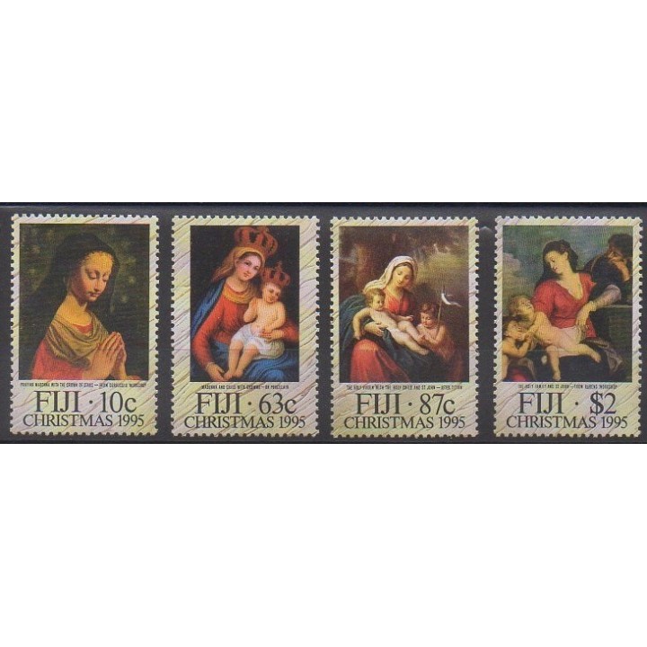 Fiji - 1995 - Nb 767/770 - Paintings - Christmas