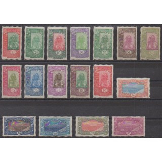 Somali Coast - 1925 - Nb 122/136 - Mint hinged - Mint hinged