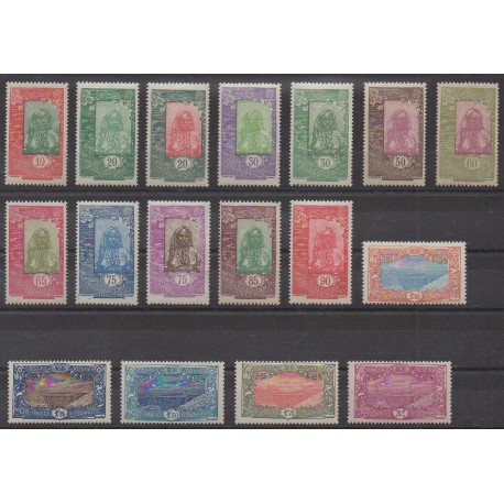 Somali Coast - 1925 - Nb 122/136 - Mint hinged