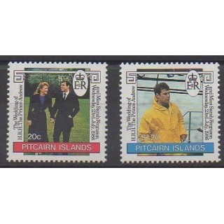Pitcairn - 1986 - No 273/274 - Royauté - Principauté