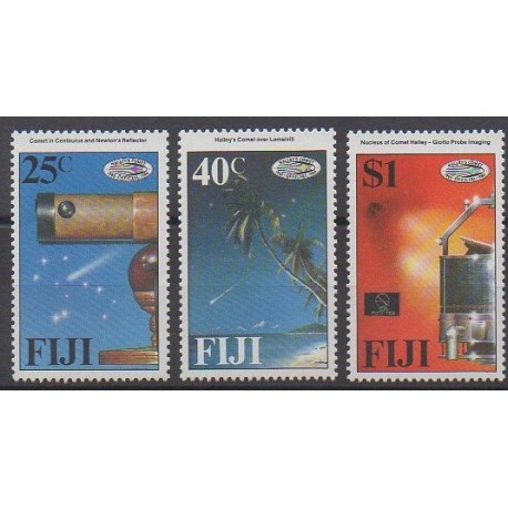 Fiji - 1986 - Nb 545/547 - Astronomy