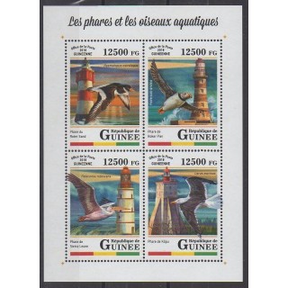 Guinea - 2018 - Nb 9116/9119 - Lighthouses - Birds