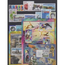 French Southern and Antarctic Territories - Complete year - 2008 - Nb 494/520 - BF 19/BF21