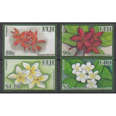 Fiji - 2011 - Nb 1237/1240 - Flowers