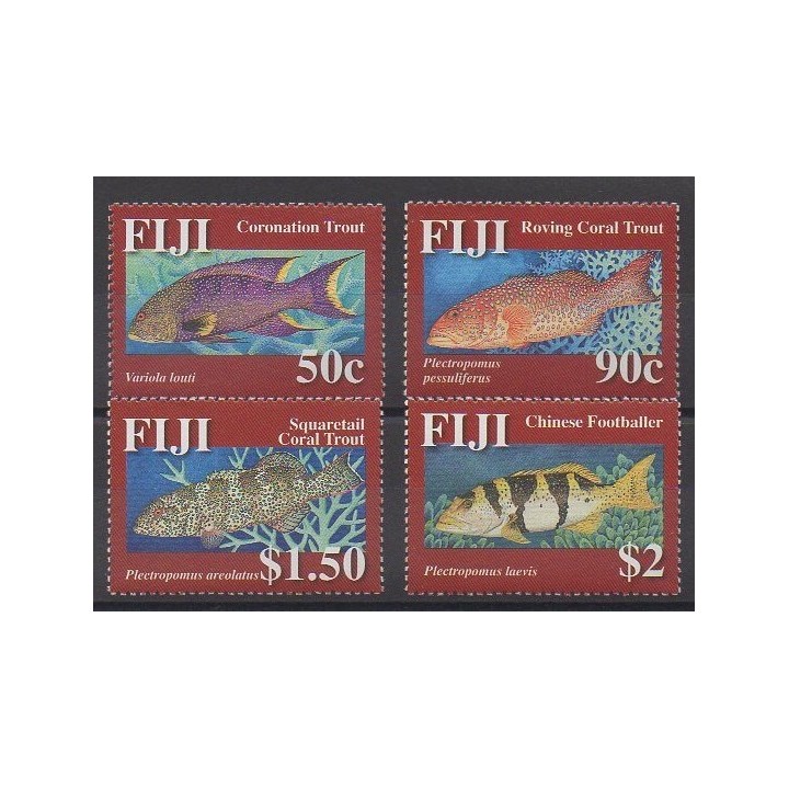 Fiji - 2007 - Nb 1160/1163 - Sea animals