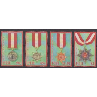Fiji - 2008 - Nb 1168/1171 - Coins, Banknotes Or Medals