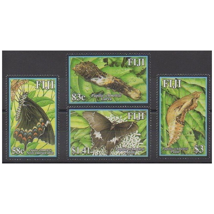 Fidji - 2004 - No 1032/1035 - Insectes