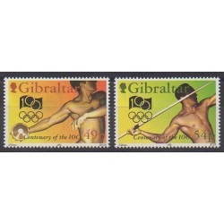 Gibraltar - 1994 - No 709/710 - Jeux Olympiques d'été