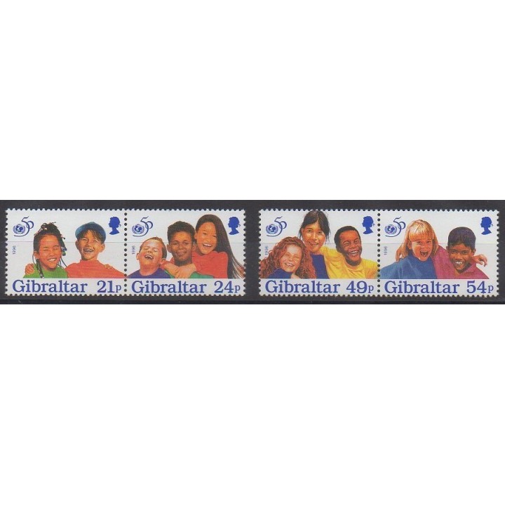 Gibraltar - 1996 - No 772/775 - Enfance