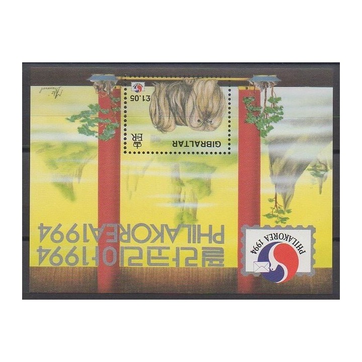Gibraltar - 1994 - No BF19 - Chiens - Philatélie