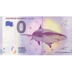 Euro banknote memory - 64 - Aquarium Biarritz - Requin gris - 2019-4