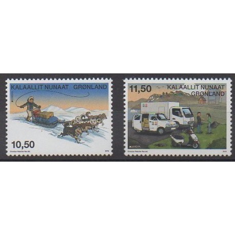 Greenland - 2013 - Nb 609/610 - Postal Service - Europa