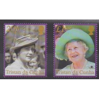 Tristan da Cunha - 2002 - No 712/713 - Royauté - Principauté