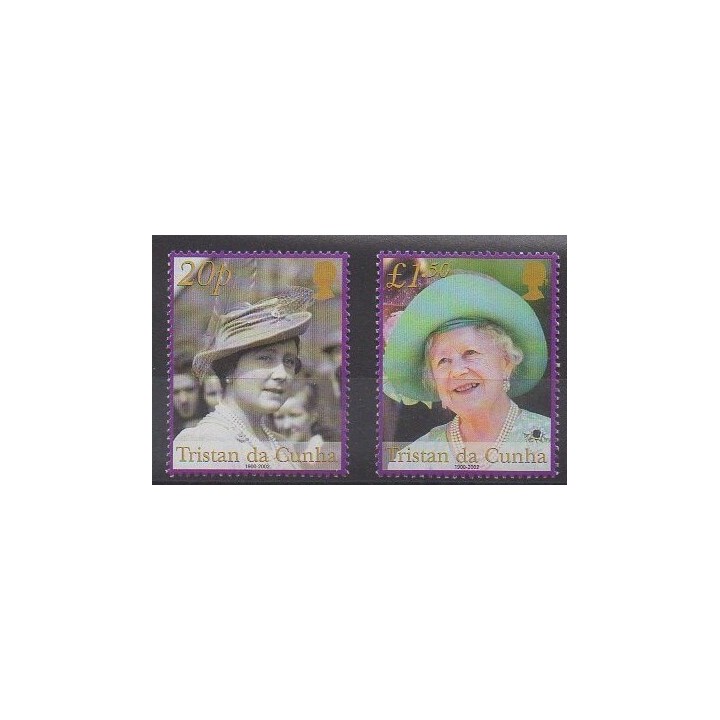 Tristan da Cunha - 2002 - No 712/713 - Royauté - Principauté