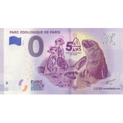 Billet souvenir - 75 - Parc zoologique de Paris - 2019-4