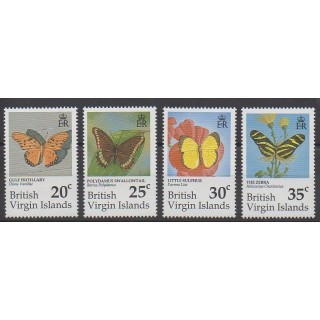 Virgin (Islands) - 1991 - Nb 708/711 - Insects