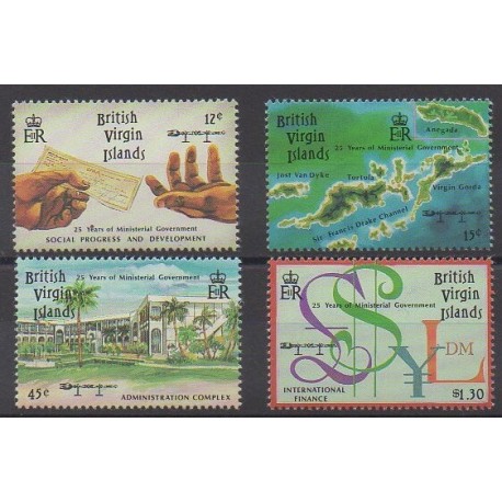 Virgin (Islands) - 1993 - Nb 729/732
