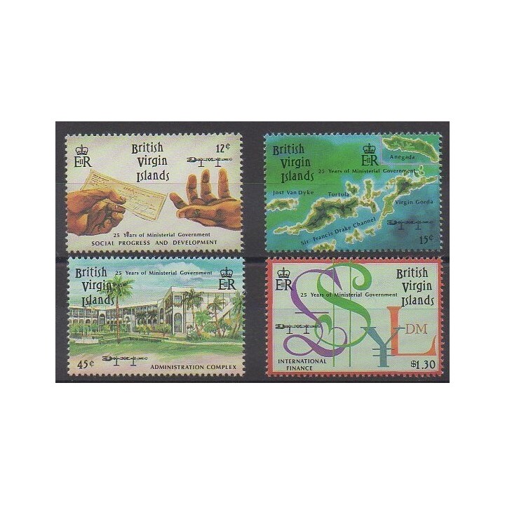 Virgin (Islands) - 1993 - Nb 729/732