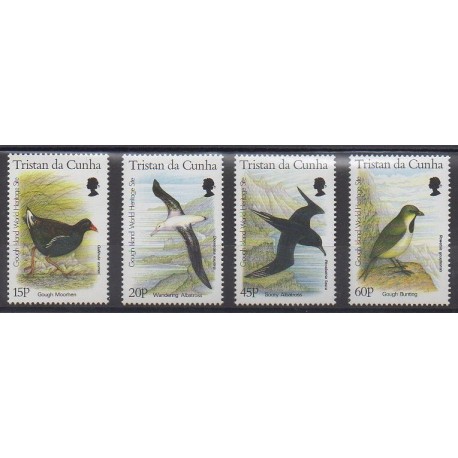 Tristan da Cunha - 1996 - No 572/575 - Oiseaux