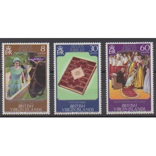Vierges (Iles) - 1977 - No 315/317 - Royauté - Principauté