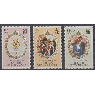 Virgin (Islands) - 1981 - Nb 413/415 - Royalty